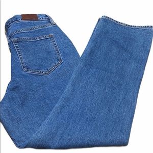 Lands’ End High Rise Straight Jeans